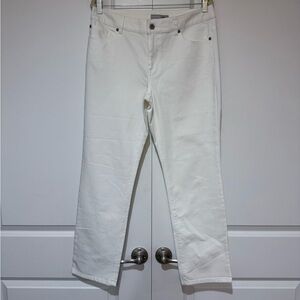 CHICO'S Platinum Denim Women's White Jeans sz 1.5 NWOT